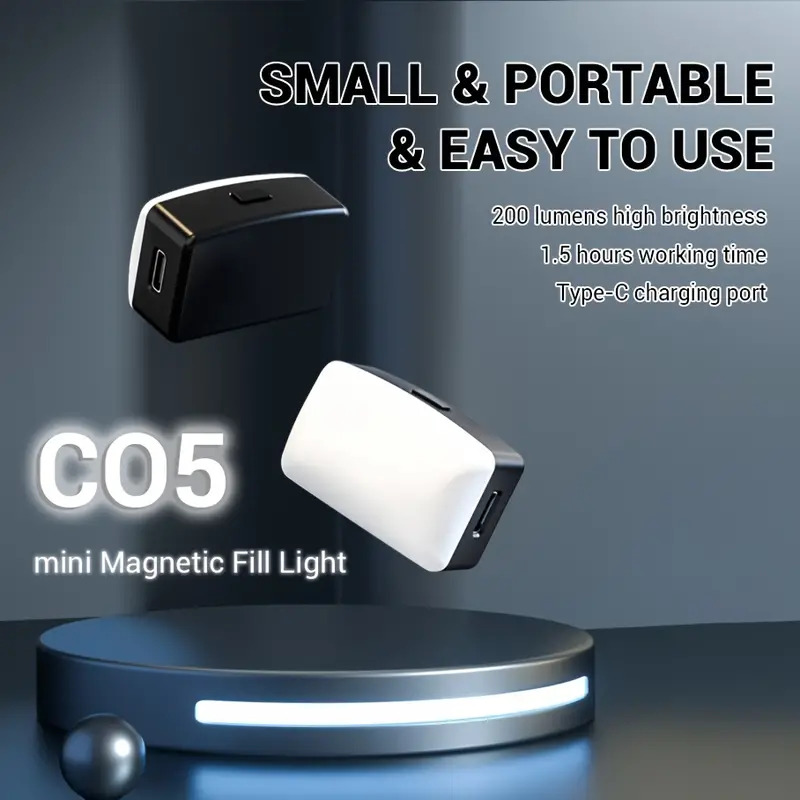 Photography Mobile Lighting - Мини-магнитный светодиодный светильник для селфи для